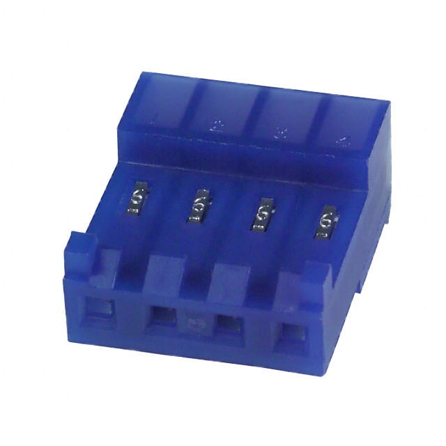 3-643821-4 CONN RCPT 4POS IDC 26AWG TIN