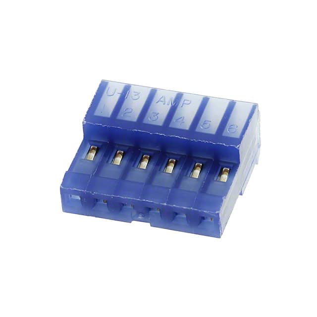 3-641192-6 CONN RCPT 6POS IDC 26AWG GOLD