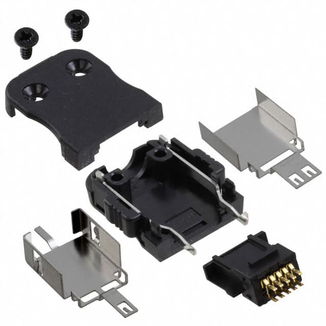 ST40X-10S-CVR(30) CONN PLUG 10POS SOLDER GOLD