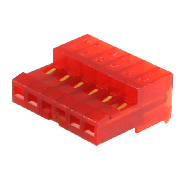 3-641237-6 CONN RCPT 6POS IDC 22AWG GOLD