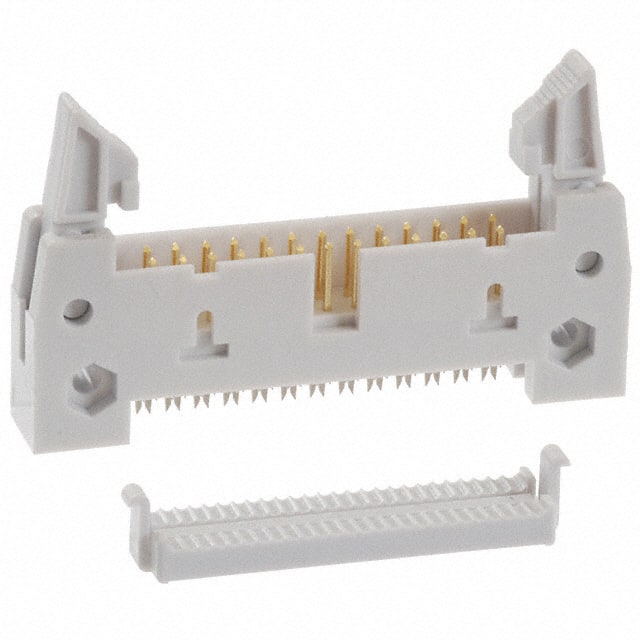 AWH26G-0222-IDC-R CONN HEADER 26POS IDC GOLD