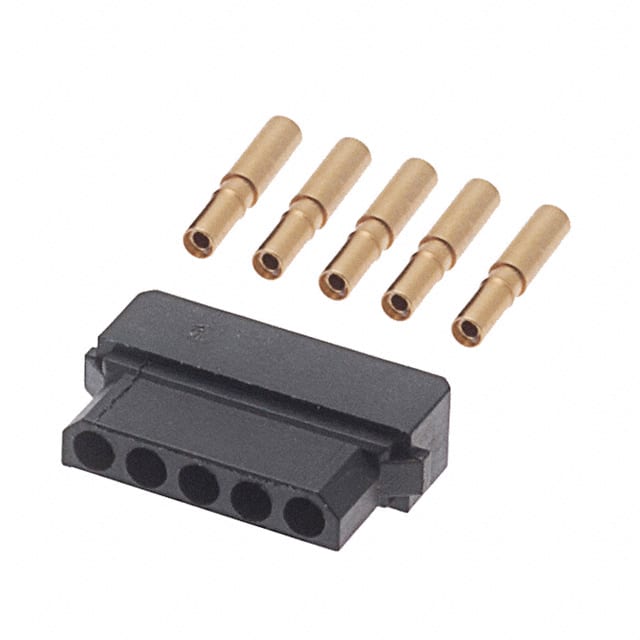 M80-8990505 CONN RCPT 5POS CRIMP 22AWG GOLD