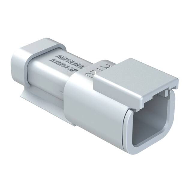 ATM04-2P-RA120GY 2-WAY RECEPTACLE, A KEY, 120 OHM