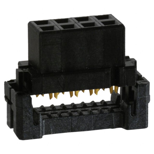 1-111626-6 CONN RCPT 8POS IDC 28AWG GOLD
