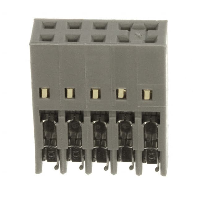 CHG-2010-001010-KCP CONN RCPT 10P IDC 26-28AWG GOLD