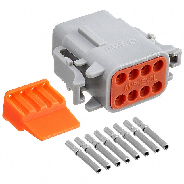 ATM06-08SA-KT01 CONN PLUG 8POS CRIMP 16-22AWG