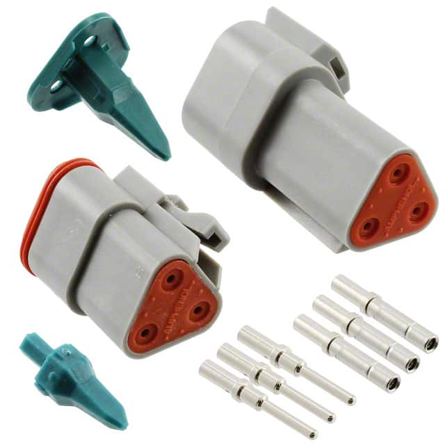 AT3PS-CKIT CONN PLUG&RCPT 3P CRIMP 16-18AWG