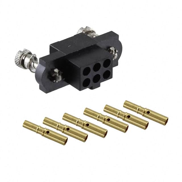 M80-4D10605FC CONN RCPT 6POS CRIMP 22AWG GOLD