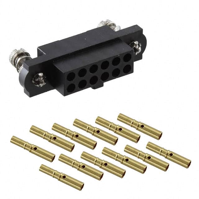M80-4C11205FC CONN RCPT 12POS CRIMP 24-28AWG