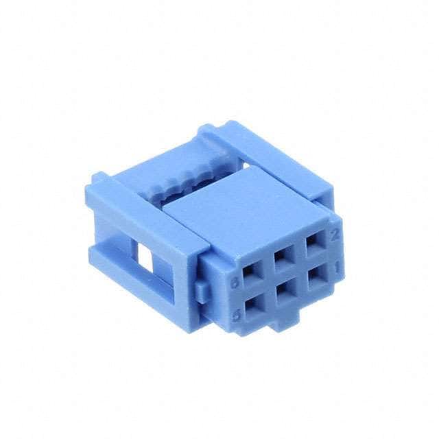 1-1658527-9 CONN RCPT 6POS IDC 26-28AWG GOLD