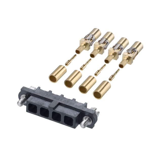 M80-FC305F1-04 CONN RCPT 4POS CRIMP GOLD