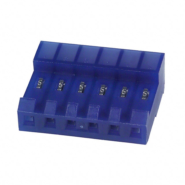3-640430-6 CONN RCPT 6POS IDC 26AWG TIN