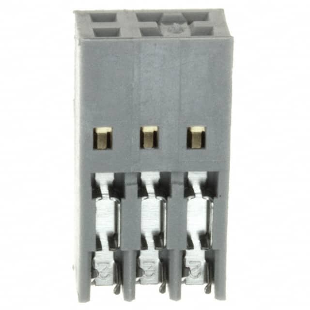 CHG-2006-001010-KEP CONN RCPT 6POS IDC 22-24AWG GOLD