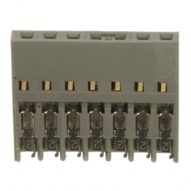 CHG-1007-001010-KEP CONN RCPT 7POS IDC 22-24AWG GOLD