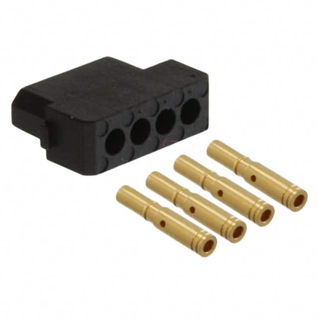 M80-7980405 CONN RCPT 4P CRIMP 28-32AWG GOLD