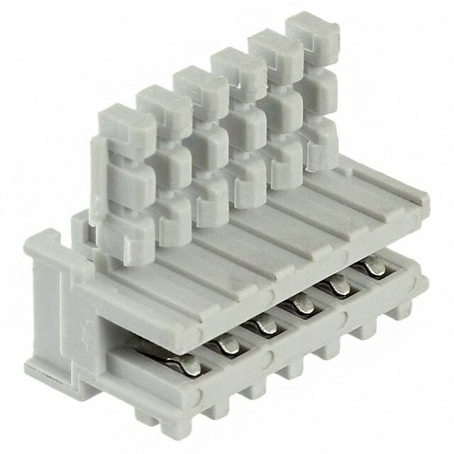 284930-6 CONN RCPT 6POS IDC 22-24AWG TIN