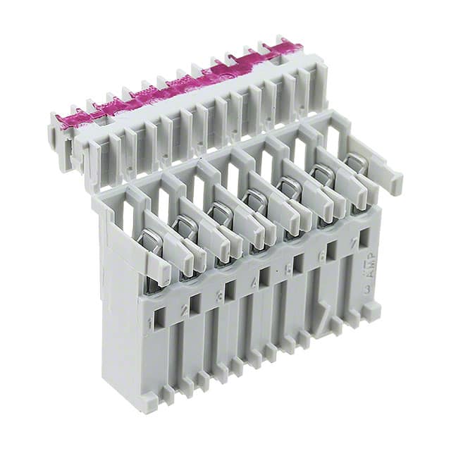 293143-1 CONN 7POS IDC TIN MONO SHAPE TAB