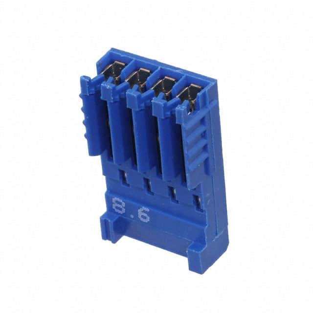 281786-4 CONN PLUG 4POS IDC 26-28AWG TIN