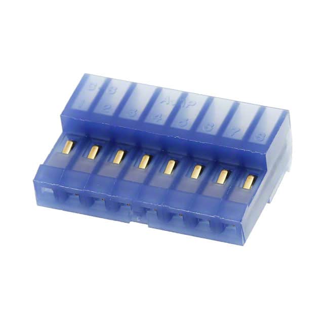 3-641239-8 CONN RCPT 8POS IDC 26AWG GOLD