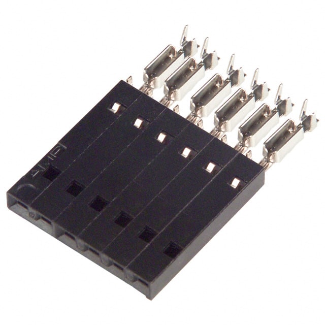 103975-5 CONN RCPT 6POS IDC 22-26AWG GOLD