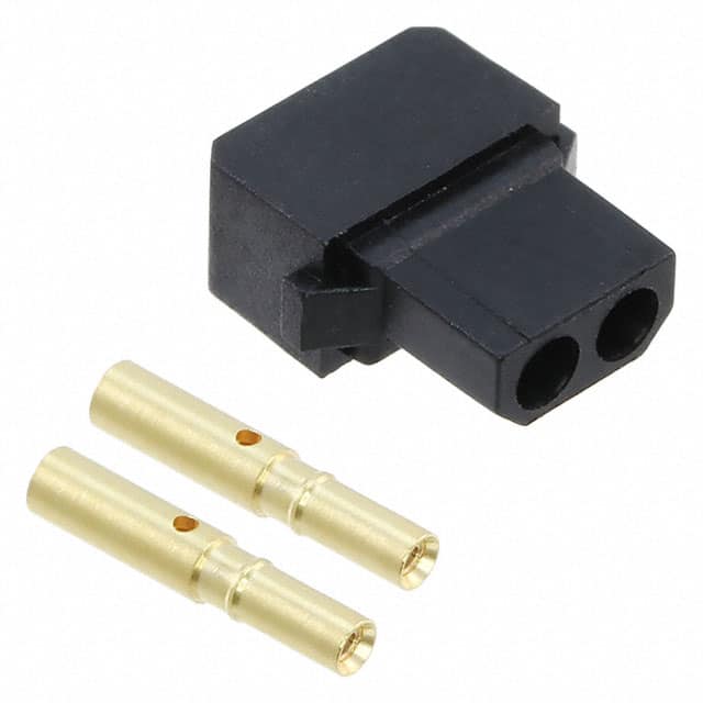 M80-6110245 CONN RCPT 2POS CRIMP 22AWG GOLD