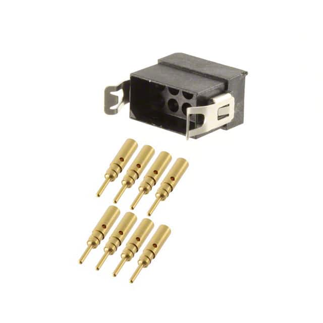 M80-8130805 CONN HEADER 8P CRIMP 22AWG GOLD