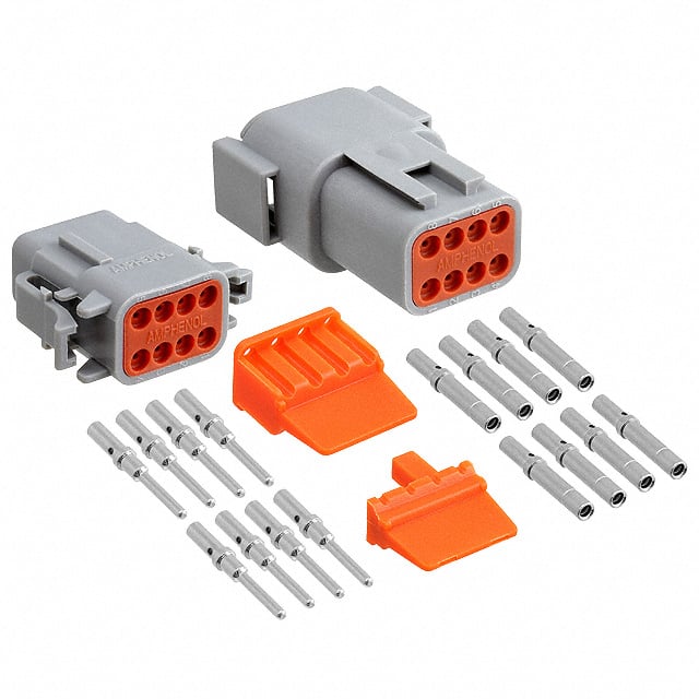 ATM8PS-CKIT CONN PLUG&RCPT 8P CRIMP 16-22AWG