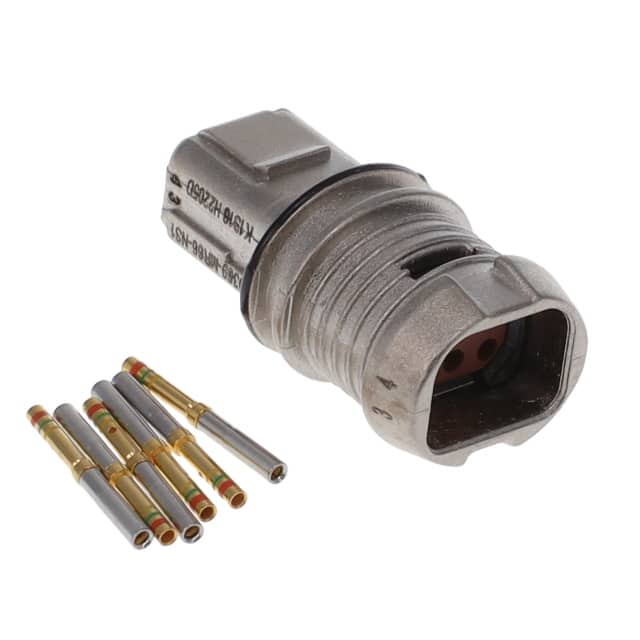 D369-MR66-NS1 6 WAY, SHIELDED REC, CRIMP, SKT