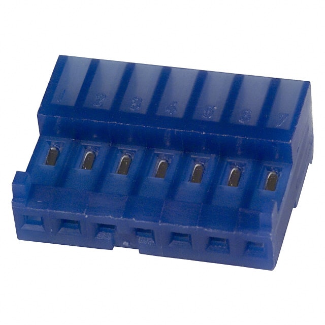 643815-7 CONN RCPT 7P IDC 26AWG TIN-LEAD