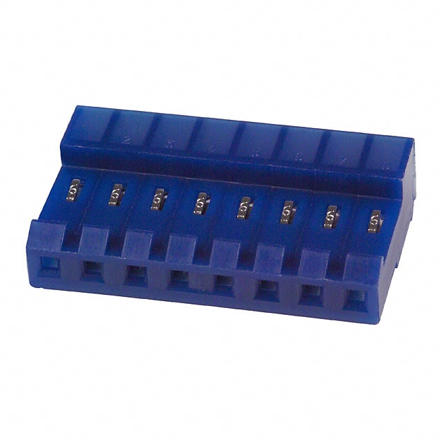 640430-8 CONN RCPT 8P IDC 26AWG TIN-LEAD