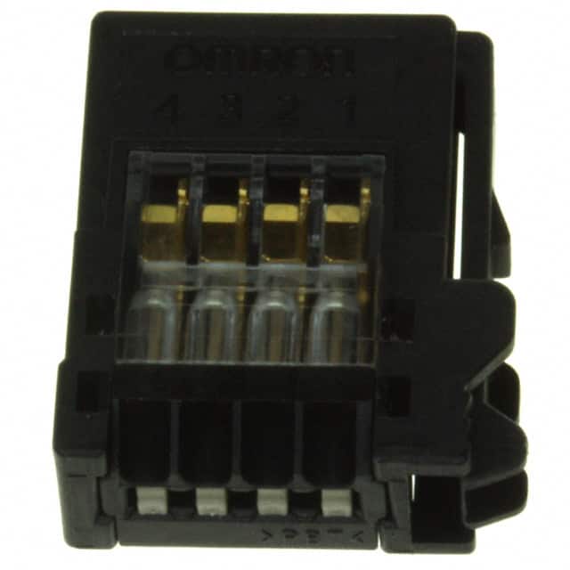 XN2A-1430 CONN PLUG 4POS IDC 20-28AWG GOLD