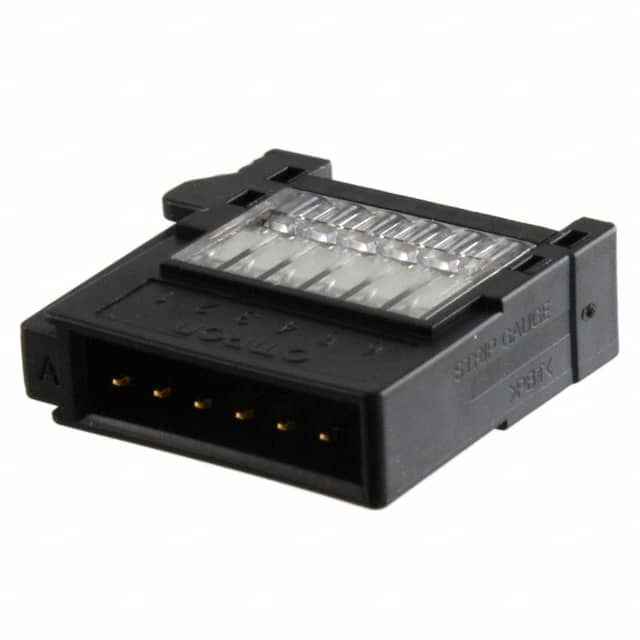 XN2A-1670 CONN PLUG 6POS IDC 20-28AWG GOLD