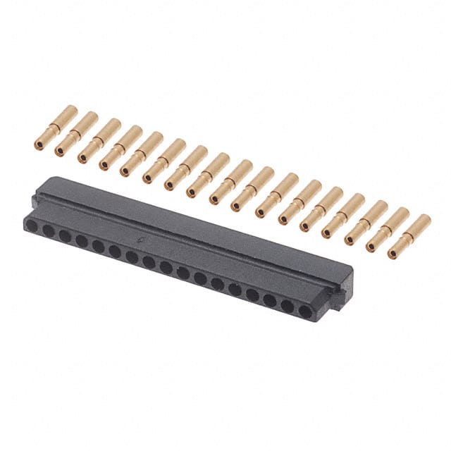 M80-8991705 CONN RCPT 17POS CRIMP 22AWG GOLD