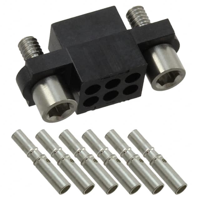 M80-4810642 CONN RCPT 6P CRIMP 24-28AWG GOLD