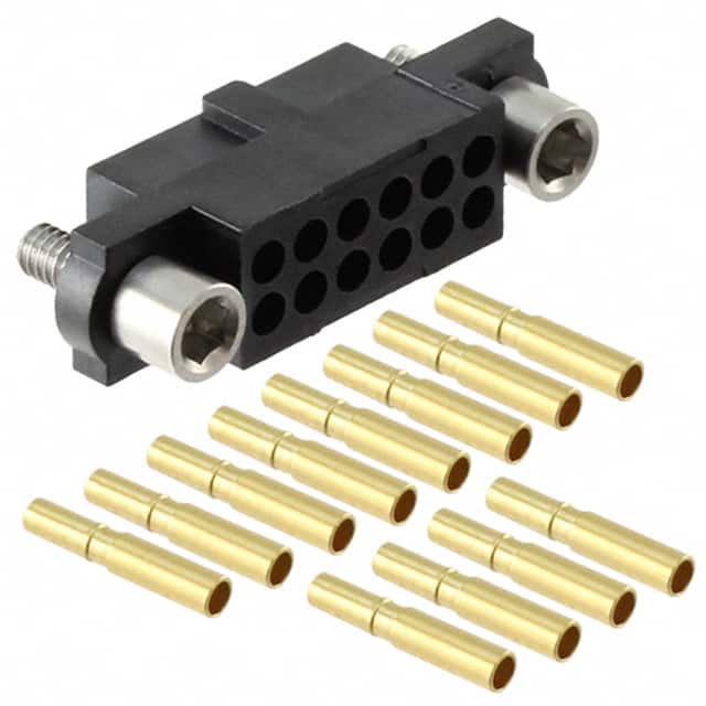 M80-4801205 CONN RCPT 12POS CRIMP 22AWG GOLD