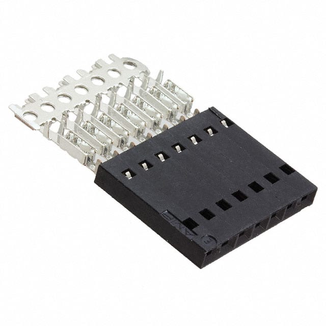 104439-6 CONN RCPT 7POS IDC 22-26AWG GOLD