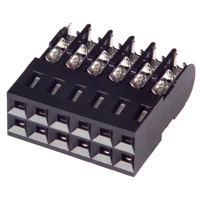 5-102448-4 CONN RCPT 12P IDC 20-22AWG GOLD