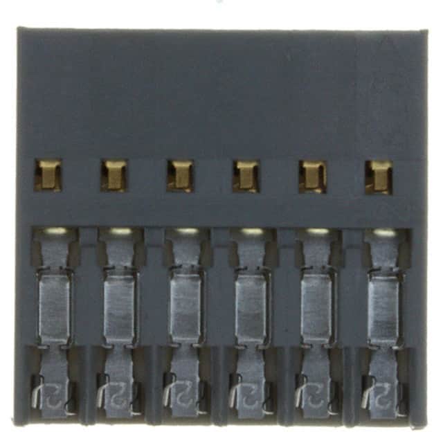 CHG-1006-001010-KEP CONN RCPT 6POS IDC 22-24AWG GOLD