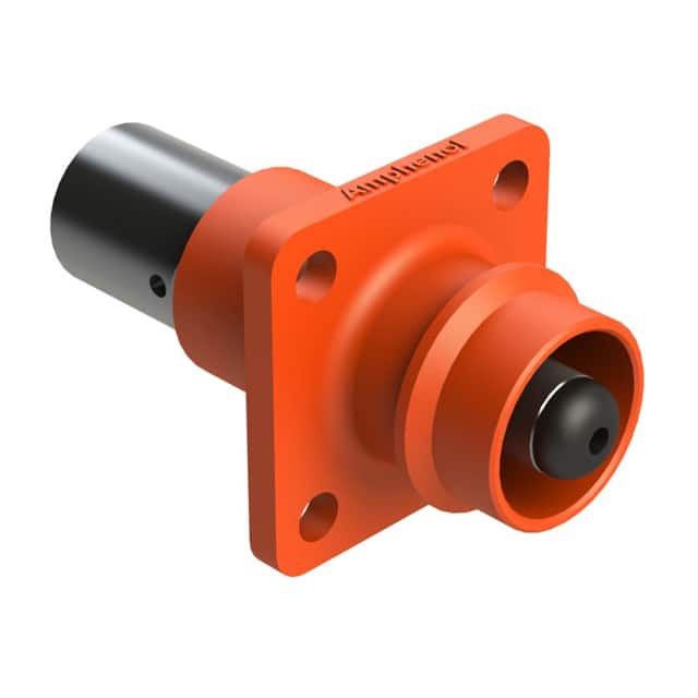 ATHP041P08NN-35-ORG 8MM RIGHT ANGLE PLUG, ORANGE