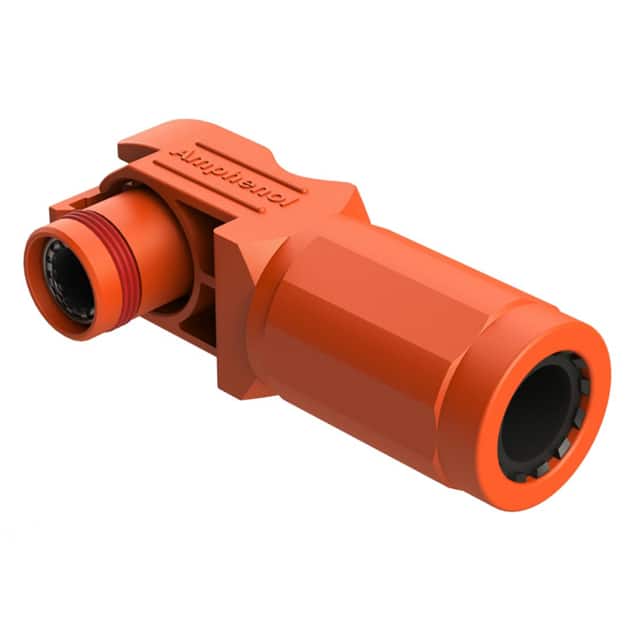 ATHP061RS08NN-35-ORG 8MM STRAIGHT RECEPTACLE, ORANGE