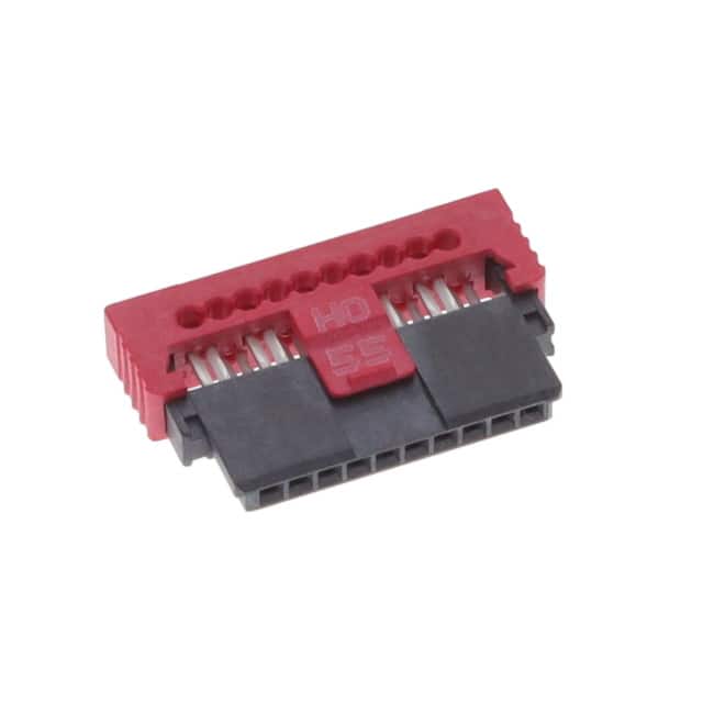 234465-E 10-PIN, FEMALE,IDC2426POSITIVER/