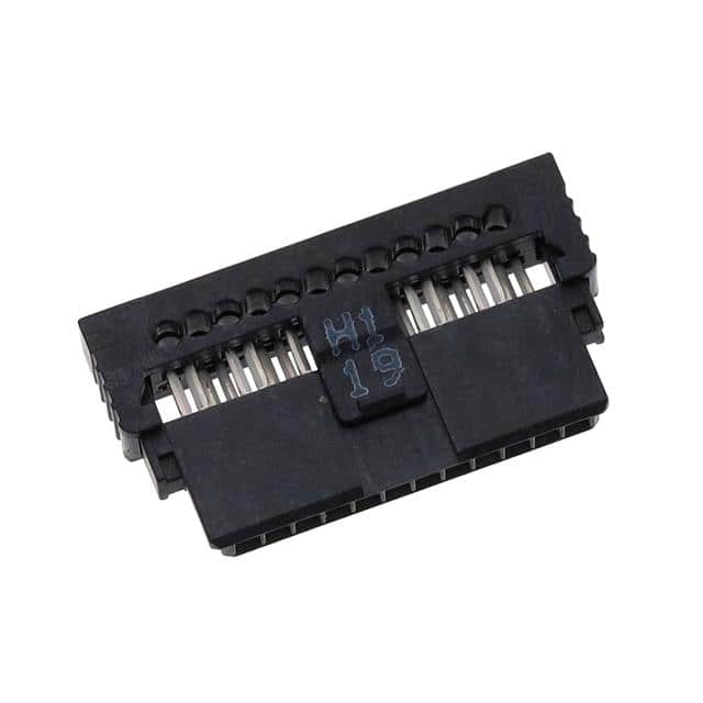 234480-E 12-PIN, FEMALE,IDC2426FRICTIONR/