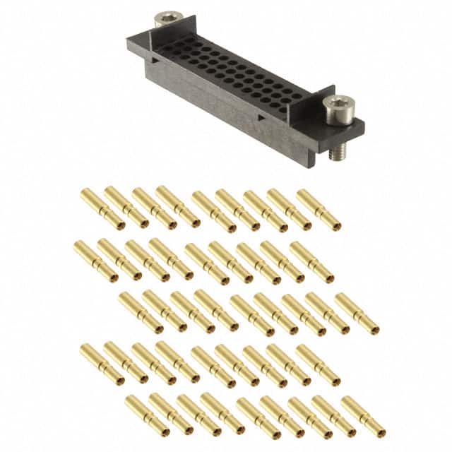 M80-7064505 CONN RCPT 45POS CRIMP 22AWG GOLD