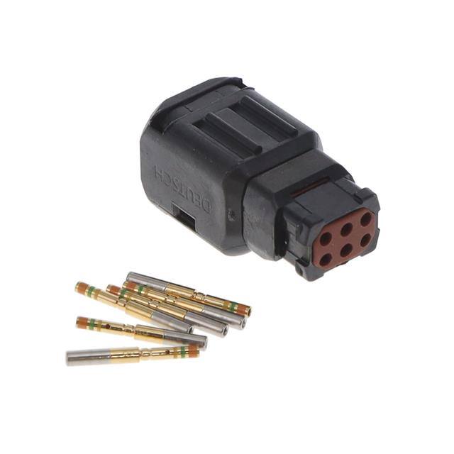 D369-P66-NS1 369 6 WAY PLUG, CRIMP, SKT
