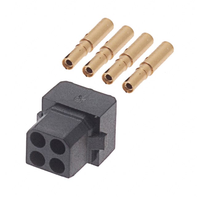 M80-8880405 CONN RCPT 4P CRIMP 24-28AWG GOLD