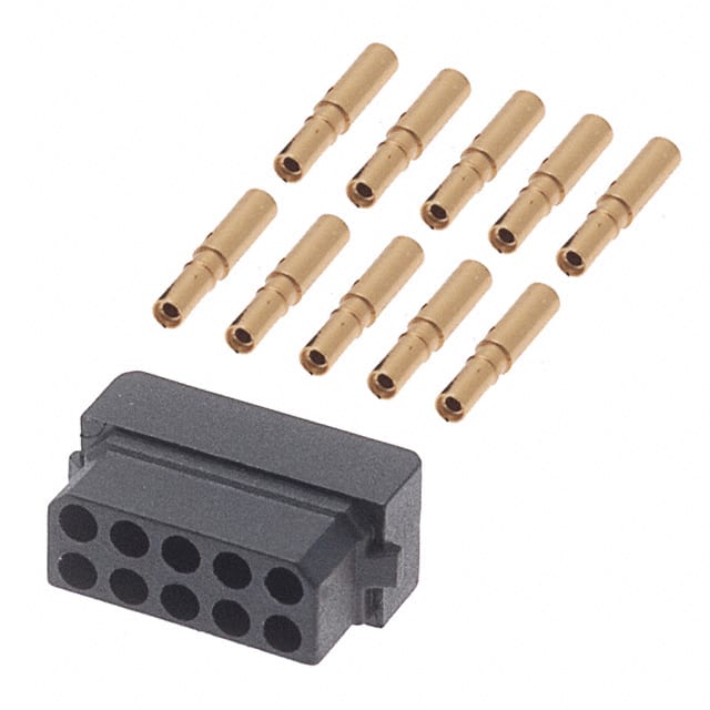 M80-8881005 CONN RCPT 10POS CRIMP 24-28AWG