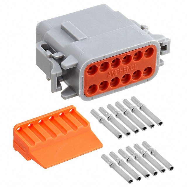 ATM06-12SA-KT01 CONN PLUG 12POS CRIMP 16-22AWG