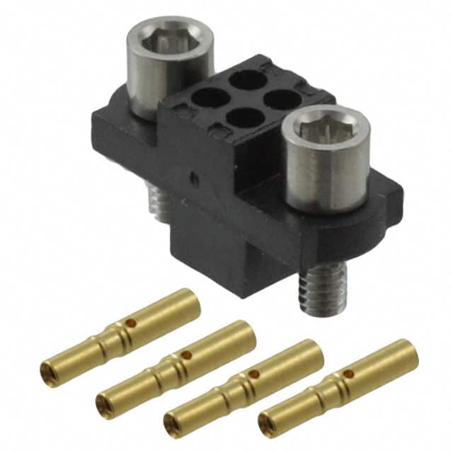 M80-4800405 CONN RCPT 4POS CRIMP 22AWG GOLD
