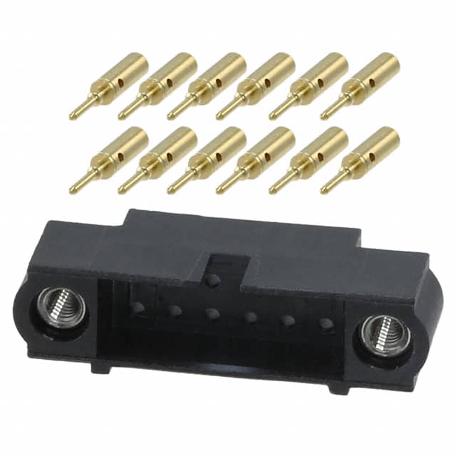 M80-5611205 CONN HEADER 12POS CRIMP 24-28AWG
