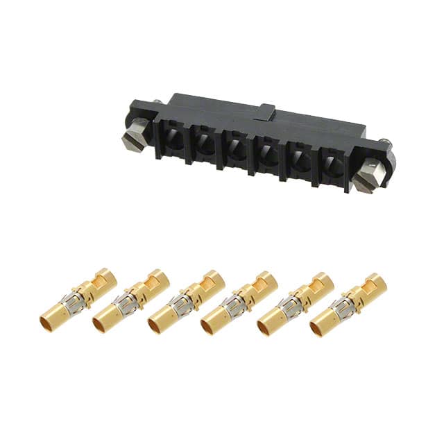 M80-4000000F1-06-325-00-000 CONN RCPT 6POS SOLDER 12AWG GOLD